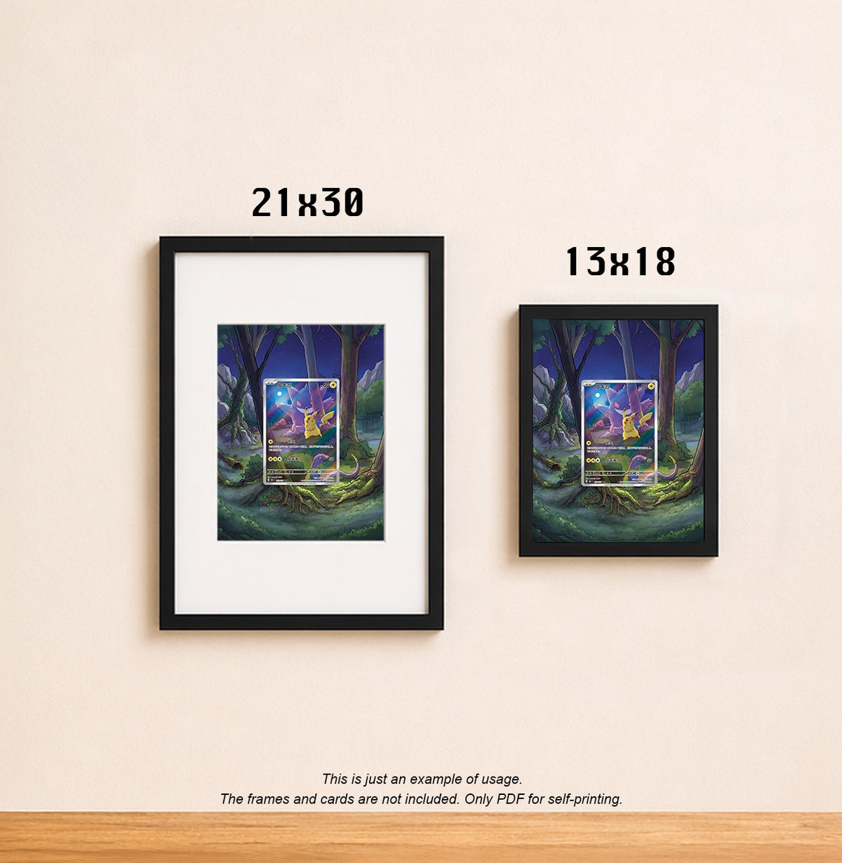 Pikachu & Gengar – Artwork als PDF-Download