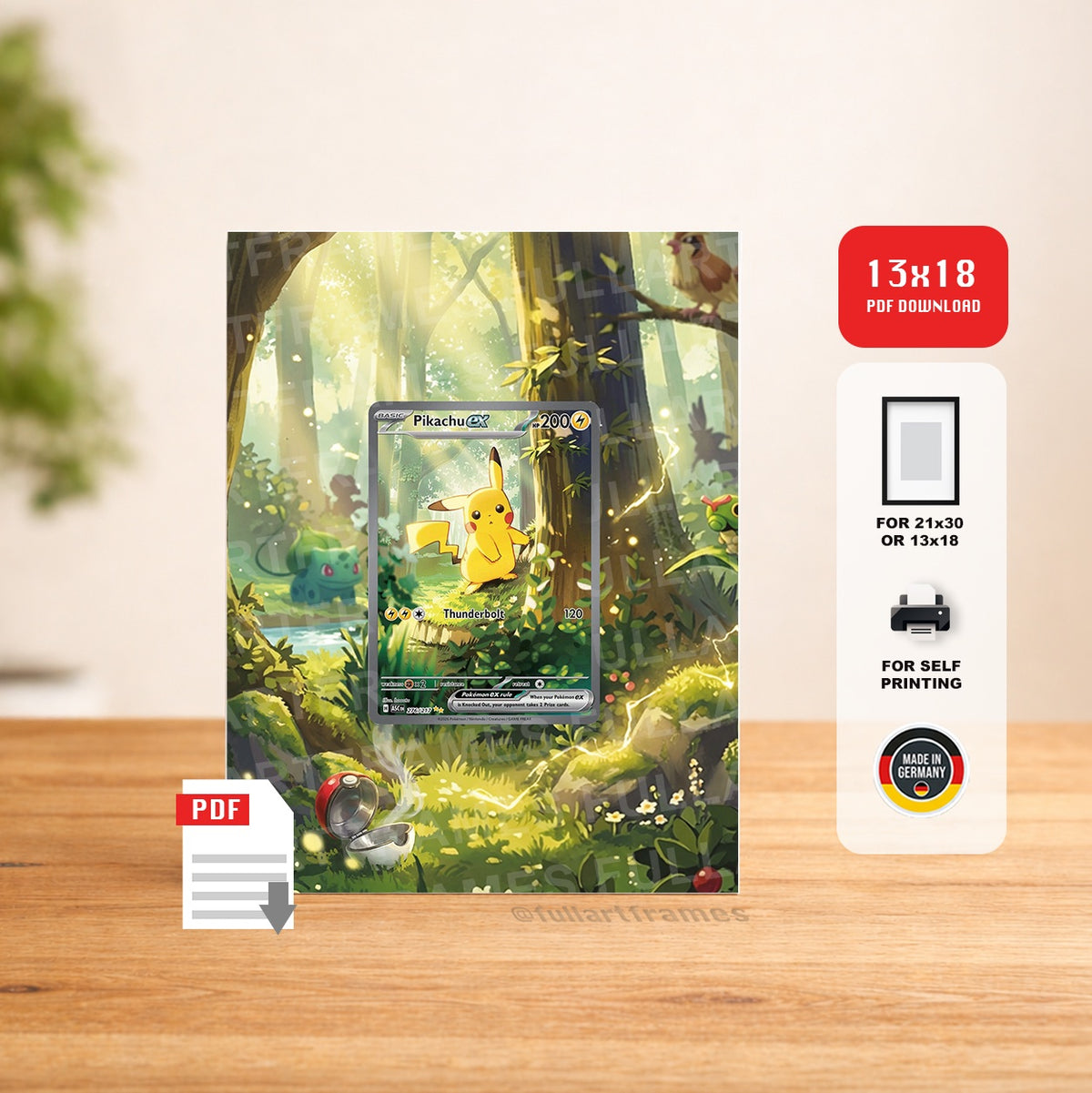 Pikachu ASC 276 – Artwork als PDF-Download