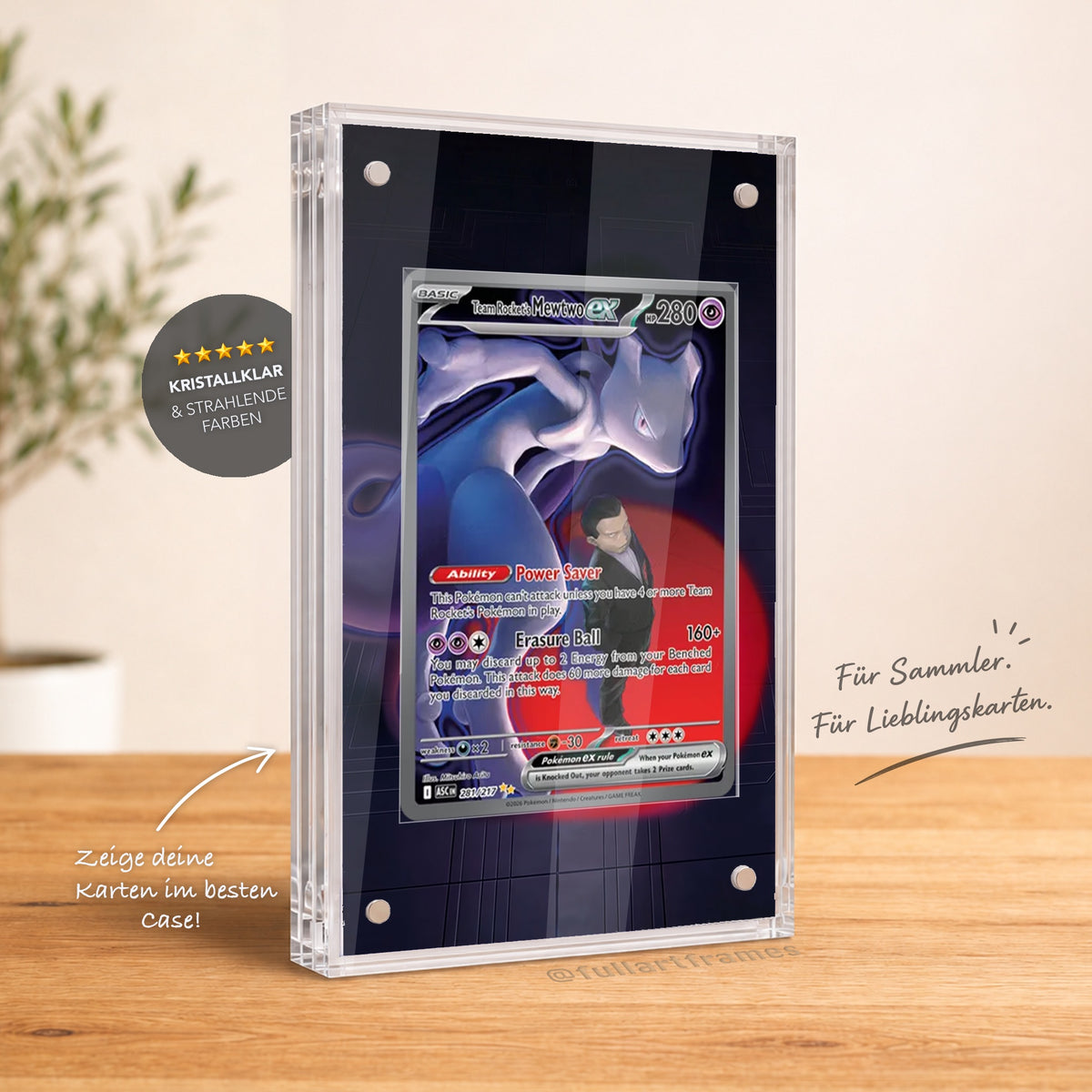 Magnetic Card Case – Mewtu / Mewtwo ASC 281
