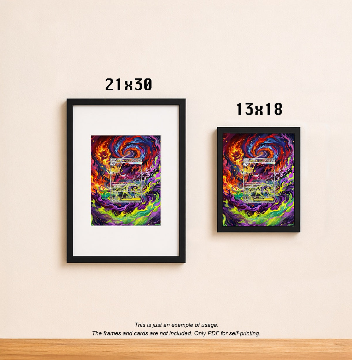 Mega Gengar Ex ASC 284 – Artwork als PDF-Download