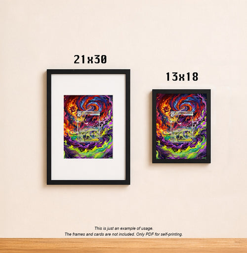 Mega Gengar Ex ASC 284 – Artwork als PDF-Download