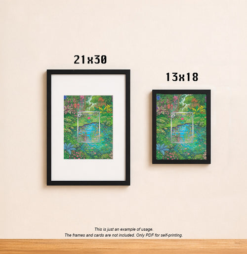 Bisaknosp / Ivysaur MEW 167 – Artwork als PDF-Download