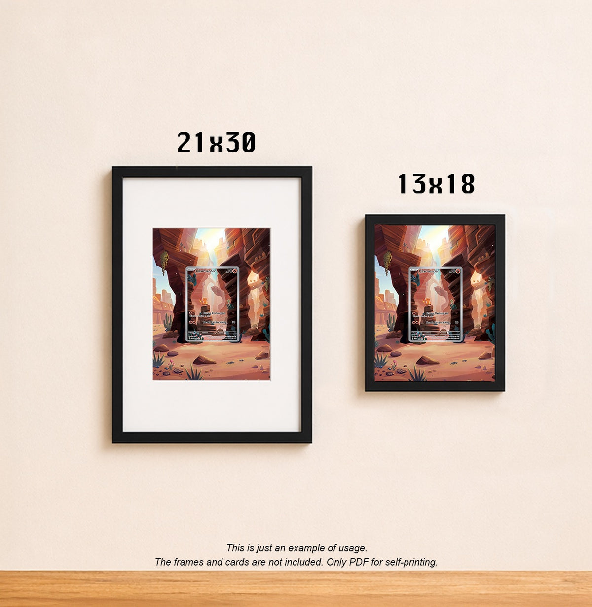 Glumanda / Charmander MEW 168 – Artwork als PDF-Download