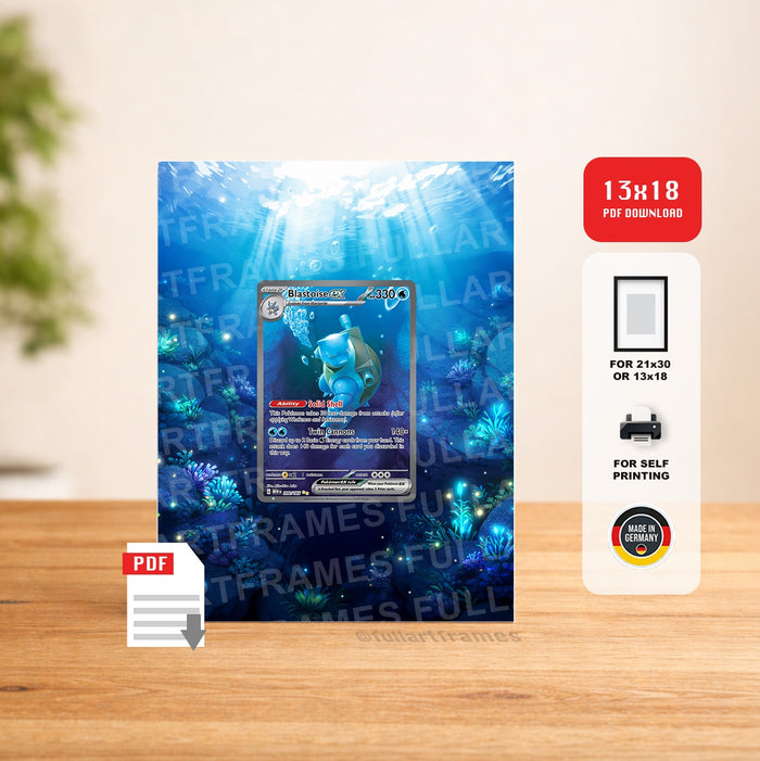 Pokémon Artwork Download – Blastoise MEW 200