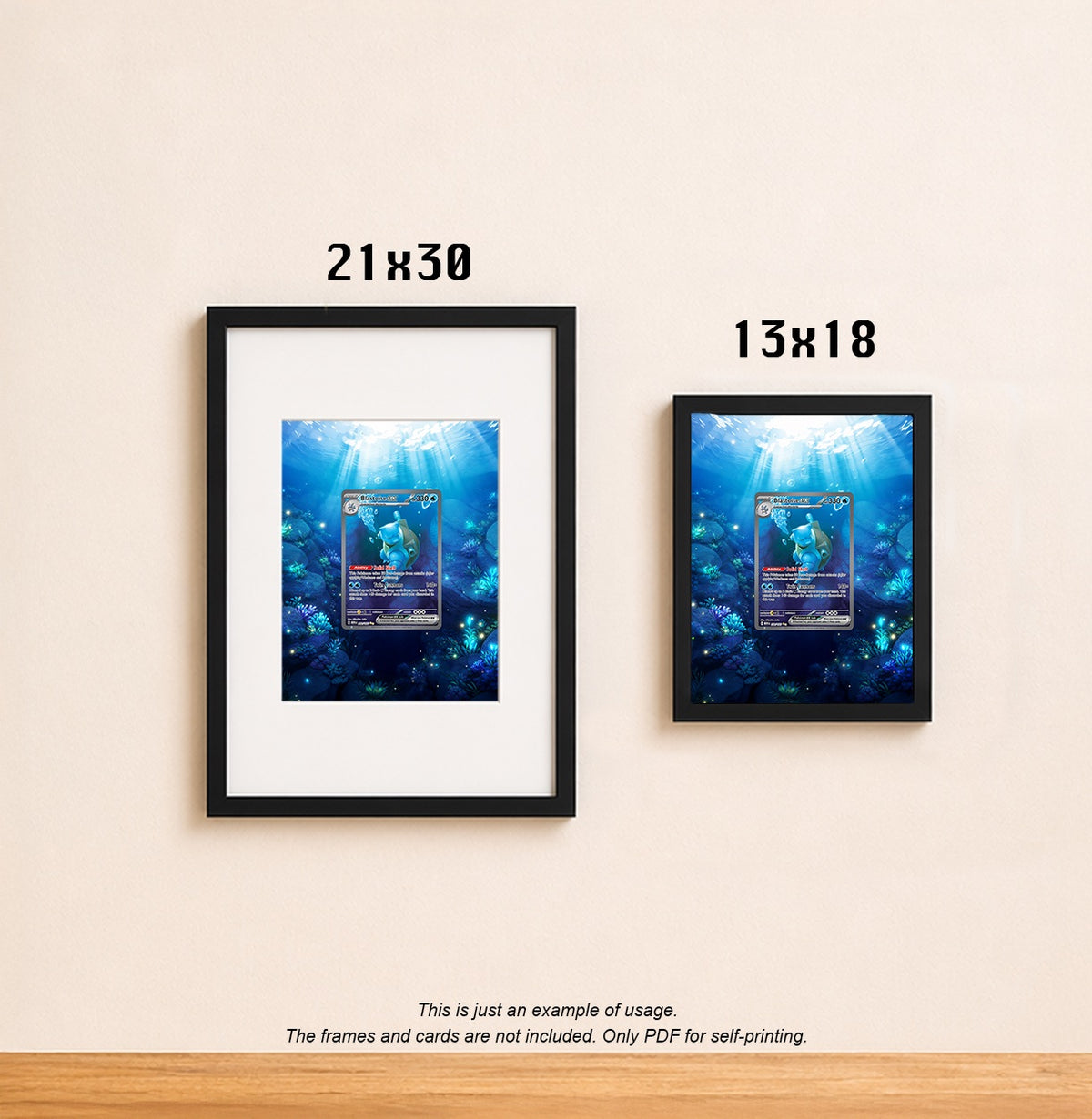 Turtok / Blastoise MEW 200 – Artwork als PDF-Download