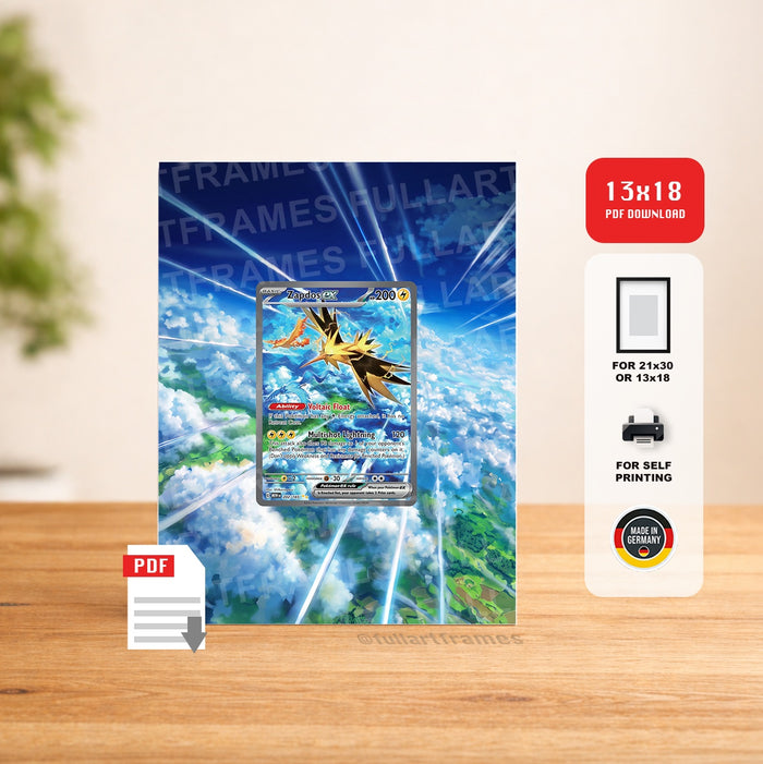 Pokémon Artwork Download Zapdos Ex MEW 202