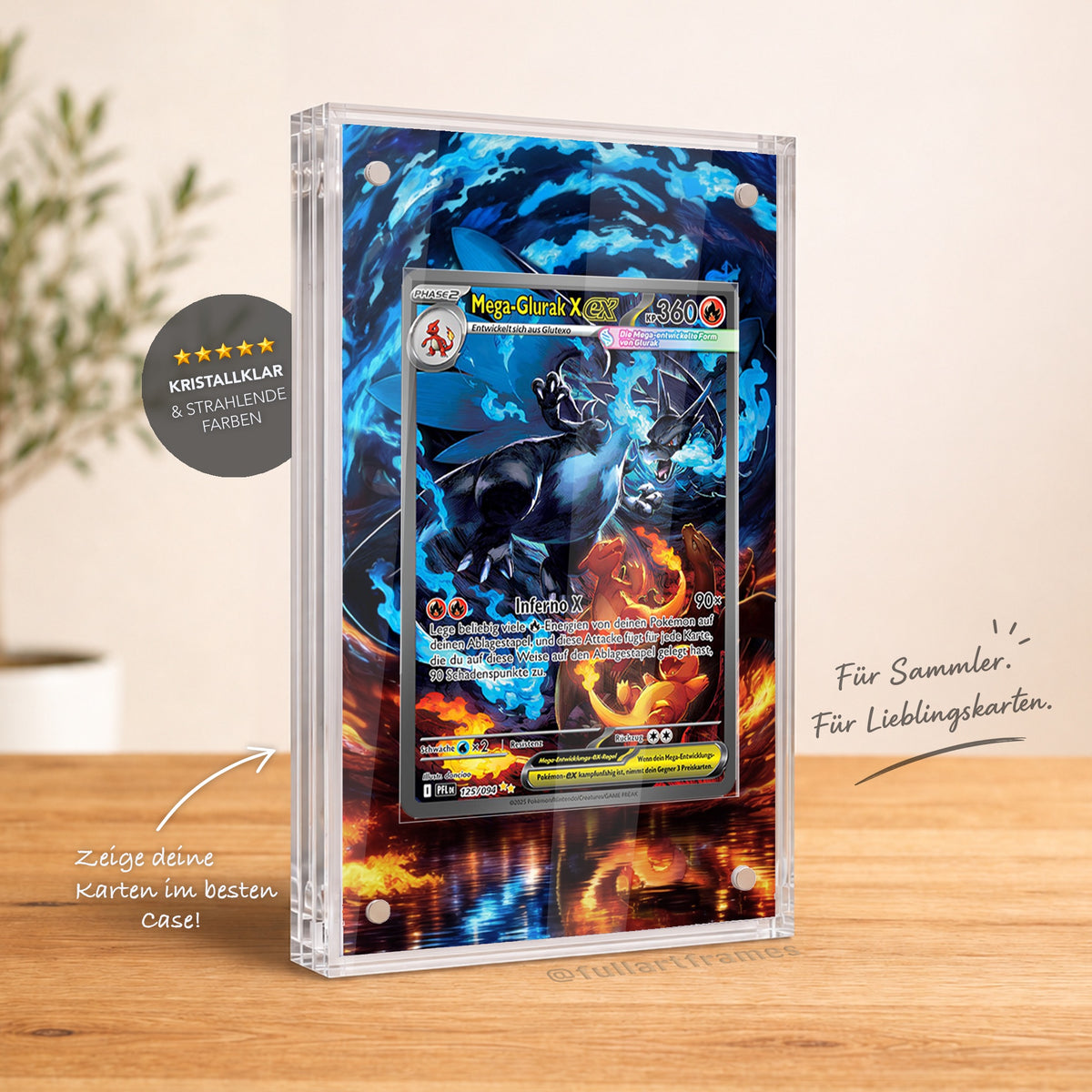 Magnetic Card Case – Mega Glurak / Mega Charizard PFL 125