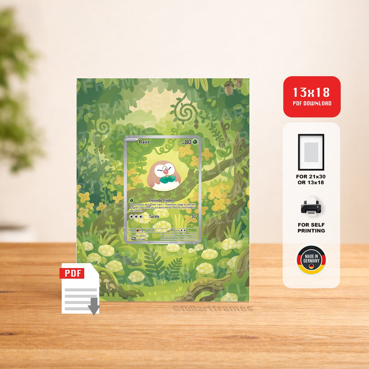 Bauz / Rowlet POR 090 – Artwork als PDF-Download