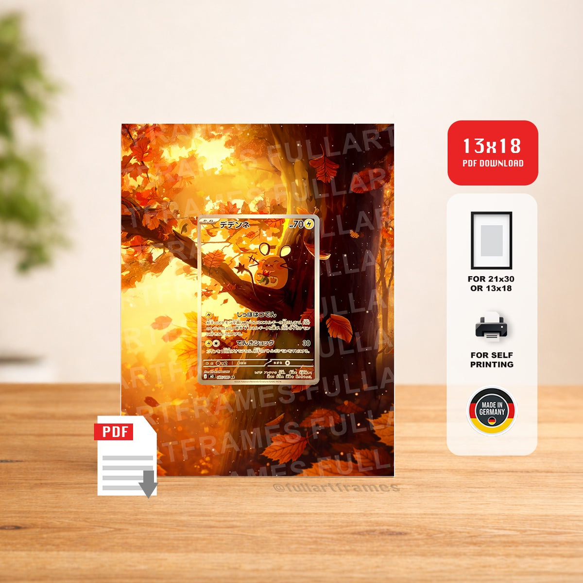Dedenne POR 093 – Artwork als PDF-Download