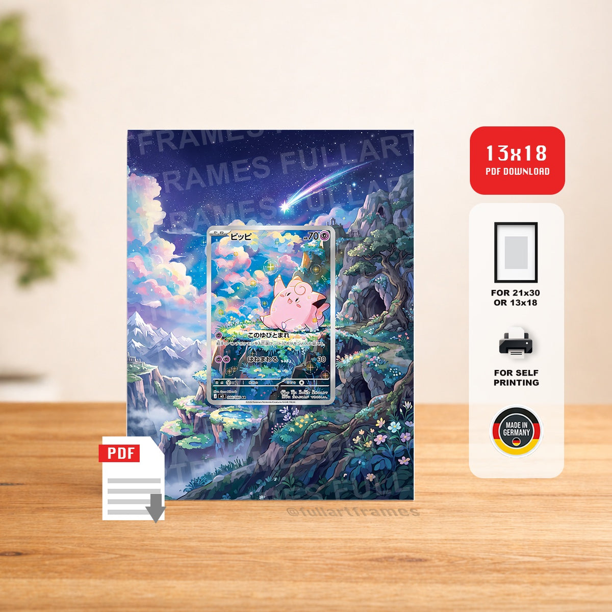 Piepi / Clefairy POR 094 – Artwork als PDF-Download