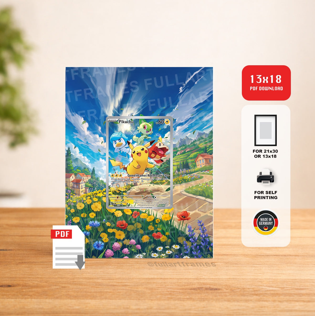 Pikachu SVP 027 – Artwork als PDF-Download