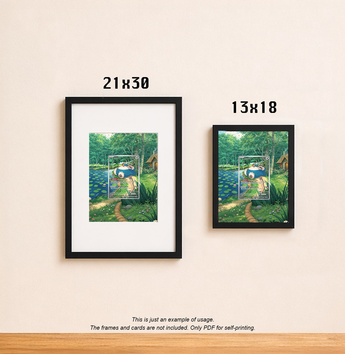 Relaxo / Snorlax SVP 051 – Artwork als PDF-Download
