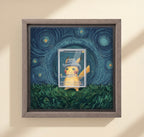Pikachu mit grauem Filzhut / Pikachu with Grey Felt Hat SVP 085
