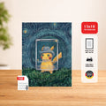 Pikachu mit grauem Filzhut / Pikachu with Grey Felt Hat SVP 085 – Artwork als PDF-Download