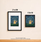 Pikachu mit grauem Filzhut / Pikachu with Grey Felt Hat SVP 085 – Artwork als PDF-Download